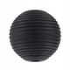 Wooden beads 14mm lined Black